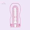 Deep throat tenga cup male masturbator adult toys silicone vagina pocket sexy pussy red